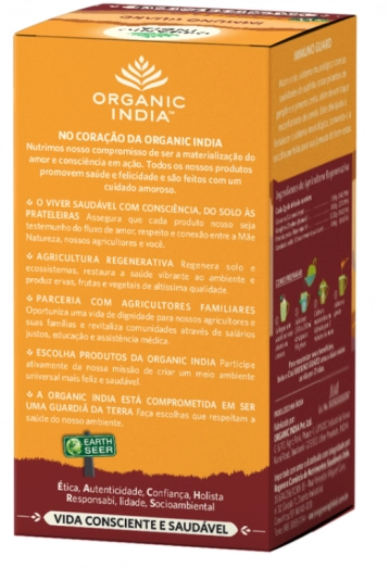 Chá Immuno Guard, 25 Sachês, Organic India
