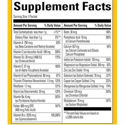 GLP-1 Multivitaminico Unissex, 30 Packs, Nature Made