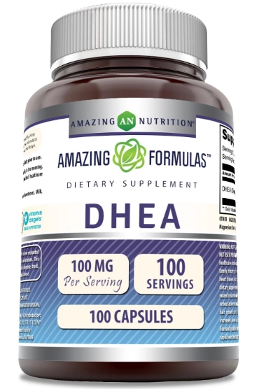 DHEA 100mg, 100 Cápsulas, Amazing Formulas