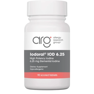 Optimox Iodoral, 6.25mg, 90 Tablets, ARG