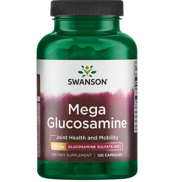 Mega Glucosamine, (750 mg por capsulas), 120 capsulas, Swanson