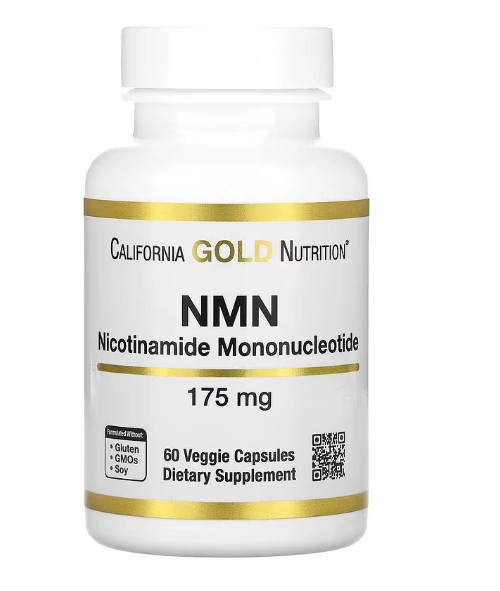 NMN, 175mg, 60 Cápsulas, California Gold Nutrition