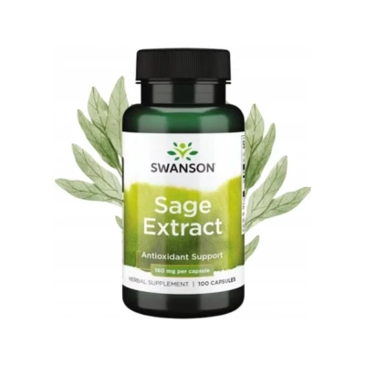 Sage extract, 160mg, 100 Cápsulas, Swanson