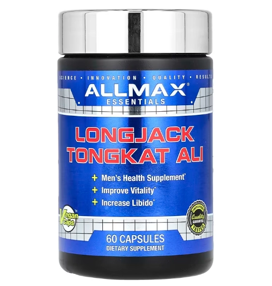 Longjack Tongkat Ali, 325mg, 60 Cápsulas, AllMax Nutrition