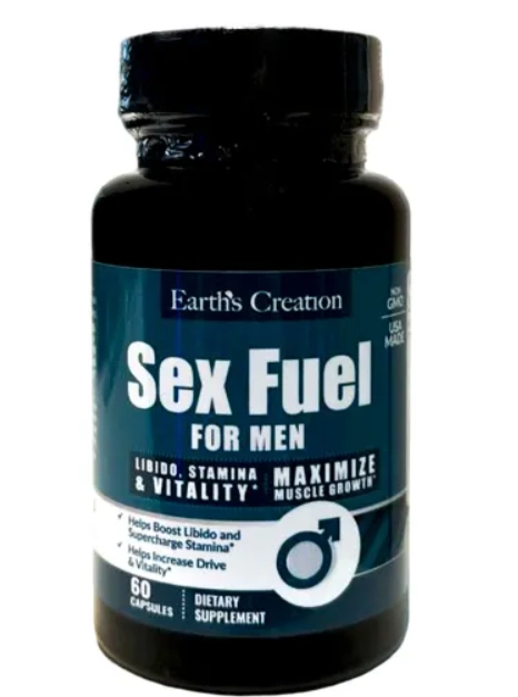 Sex Fuel For Men, 60 Capsulas, Earth's Creation