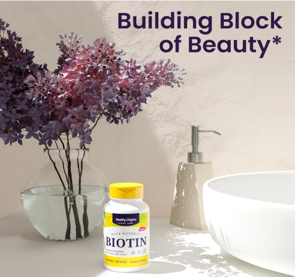 Biotina 10000mcg, 150 Cápsulas, Healthy Origins