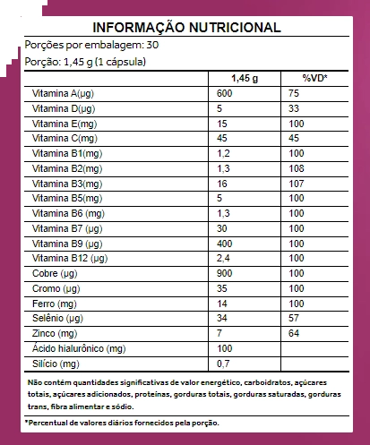 Supreme Beauty, Hair Skin & Nails, 30 Cápsulas, Puravida