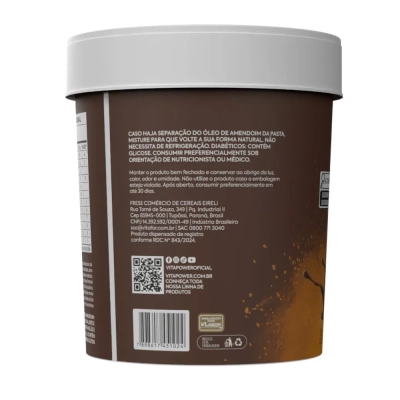 Vitapower Pasta De Amendoim, Sabores, 600g, Vitafor