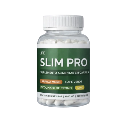 Slim Pro Ativação Metabólica com Laranja Moro, 1000mg, 60 Cápsulas, Microdose Life