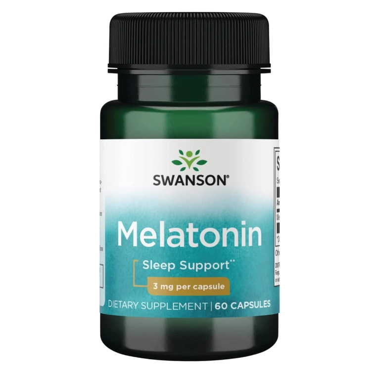 Melatonina 3mg, 60 cápsulas, Swanson