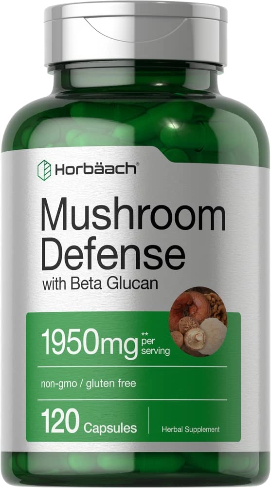 Mushroom Complex  Horbaach (Suplemento de suporte imunológico de cogumelos) 150 capsulas