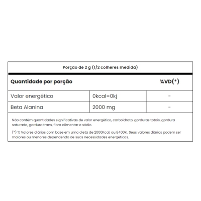BetaPure Beta-Alanina, 200g, Adaptogen
