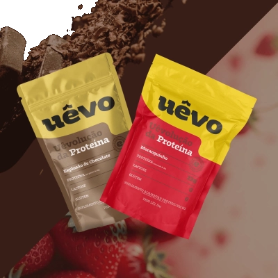 Suplemento Proteico Albumina 1kg, Sem Glúten, Com Sabores - Uêvo