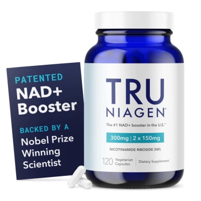 Tru Niagen 300mg NAD+ Nicotinamida Riboside, 120 Cápsulas