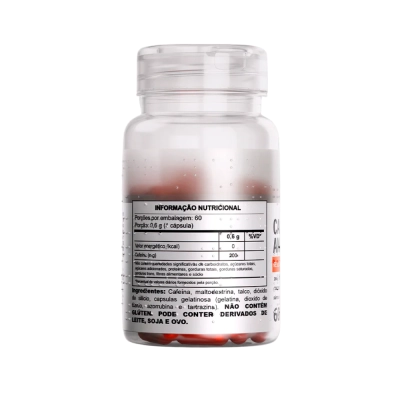 Cafeína Anidra, 200mg, 60 Cápsulas, Under Labz