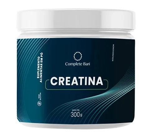 Creatina Monohidratada Pura, 300g, Complete Bari