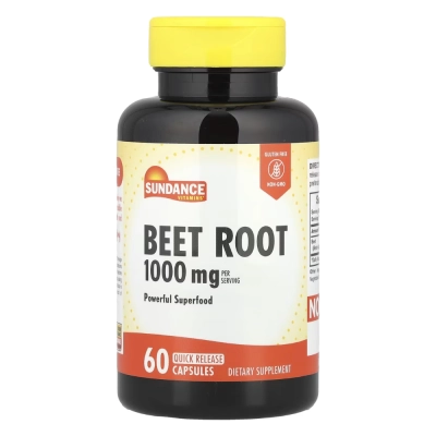 Beet Root (Beterraba), 1000mg, 60 Cápsulas, Sundance