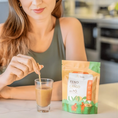 Feno Grego em Pó, 60g, Souly