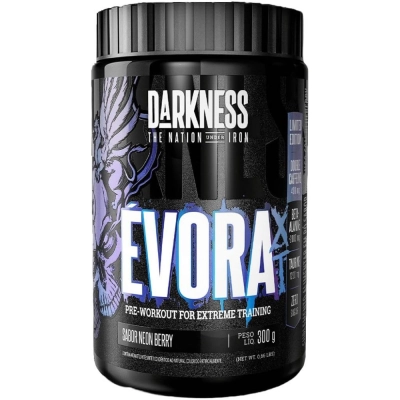Pré Treino Evora XT, Sabores, 300G, Darkness
