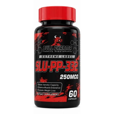  SLU-PP-332 250mcg, Definição Muscular, Energia e Queima de Gordura, 60 Cápsulas Bull Pharma