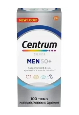 Centrum Minis, Men 50+, 160 Comprimidos, Importado
