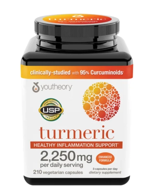 Cúrcuma 2250mg, 210 Cápsulas, Youtheory