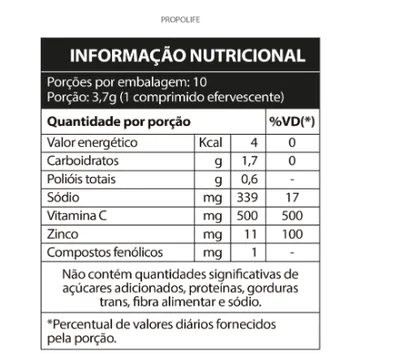 PropoLife Vit C+ Propolis verde, 37g, QualyNutri