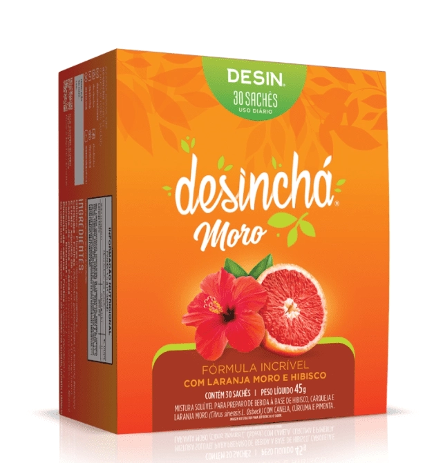Desinchá Moro, Laranja Moro e Hibisco, 30 Sachês
