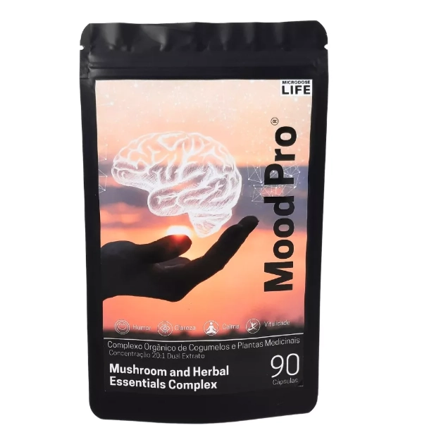 Mood Pro, Alegria Equilíbrio e Energia Para Seu Dia, 90 Cápsulas, Microdose Life