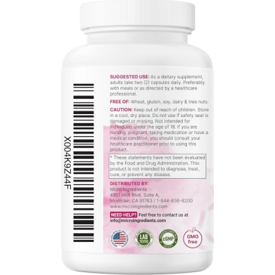 Probiótico Feminino, 100 Bilhões UFC, 120 Cápsulas, Micro Ingredientes