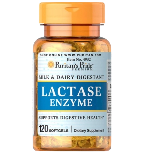 Lactase Enzyme, 120 Softgels, Puritan's Pride