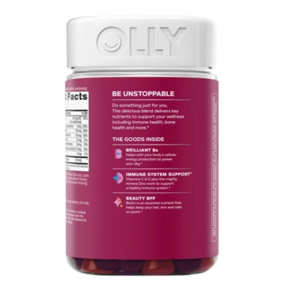 Multivitamínico para Mulheres, 200 Gomas Frutas Vermelhas, OLLY 