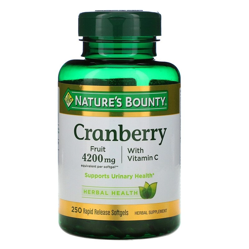 Cranberry, 4200mg, 250 Cápsulas, Natures Bounty