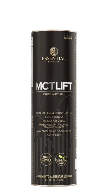 MCT Lift,  Óleo de Coco Ultrapurifica, 250ml, Essential Nutrition
