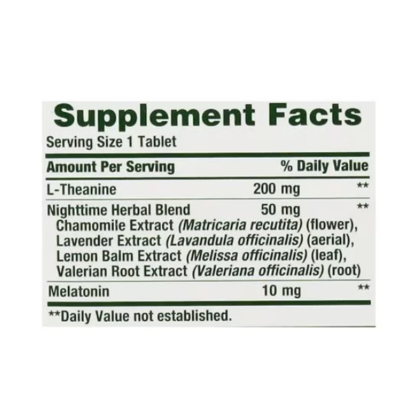 Melatonina Sleep3 (Três Camadas), 10mg, 30 Comprimidos, Nature's Bounty