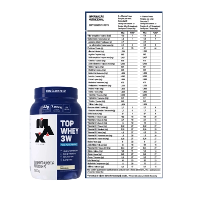 Top Whey 3W + Performance, 900g, Max Titanium