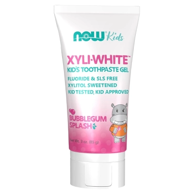 XyliWhite 85g, Gel Dental Infantil, Bubblegum Splash, NOW