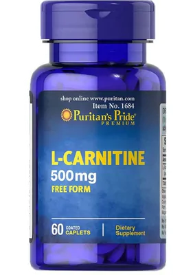 L-Carnitina 500mg, 60 Capsulas, Puritan's Pride