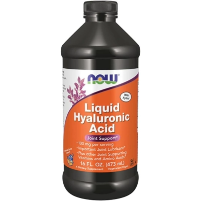 Liquid Hyaluronic Acid, (Ácido Hialurônico Líquido), 100 mg , 473ml, Now