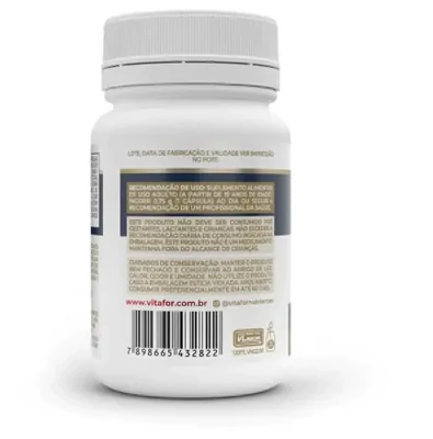 NAC, N-Acetil L-Cisteína, 750mg, 60 Cápsulas, Vitafor