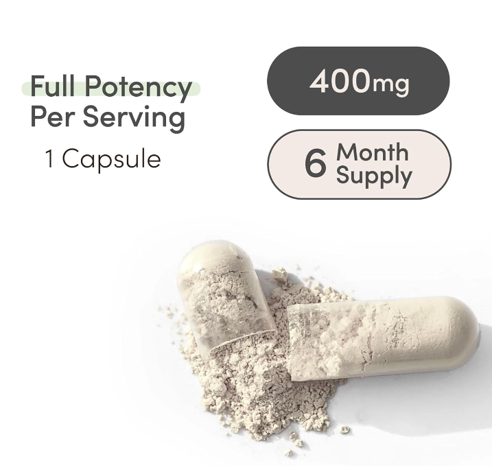 Magnésio Glicinato 400mg, 180 Cápsulas, Double Wood