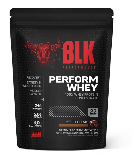 Proteina Perform Whey, Sabor Chocolate, 880g, BLK Performance