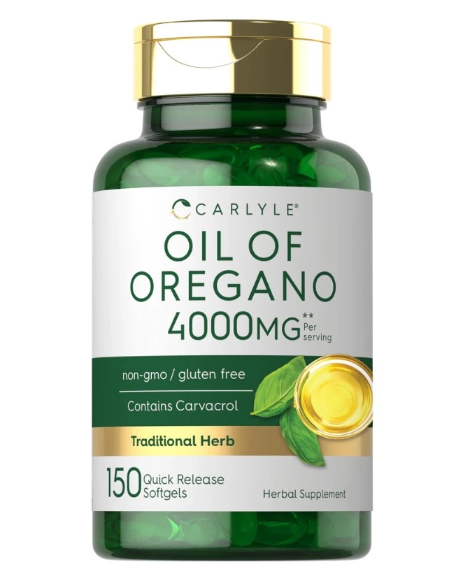 Óleo de Orégano, 4000mg, 150 Cápsulas, Carlyle