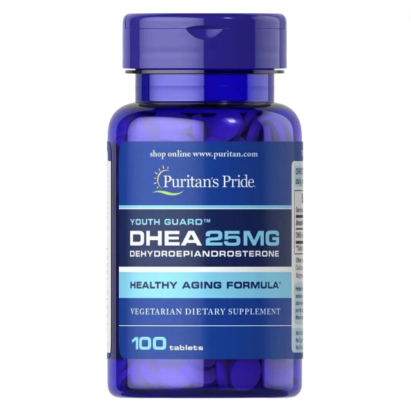 Dhea 25mg, 100 Comprimidos, Puritans Pride