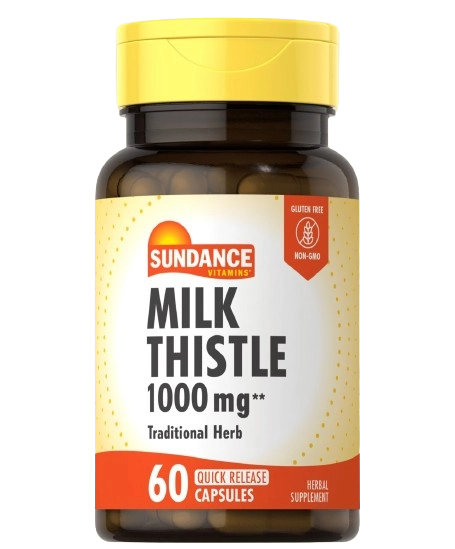 Milk Thistle, 1.000mg, 60 Cápsulas, Sundance