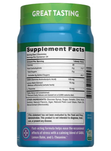 Stress Support + com Gaba e L-Teanina, 48 gomas, Nature's Truth