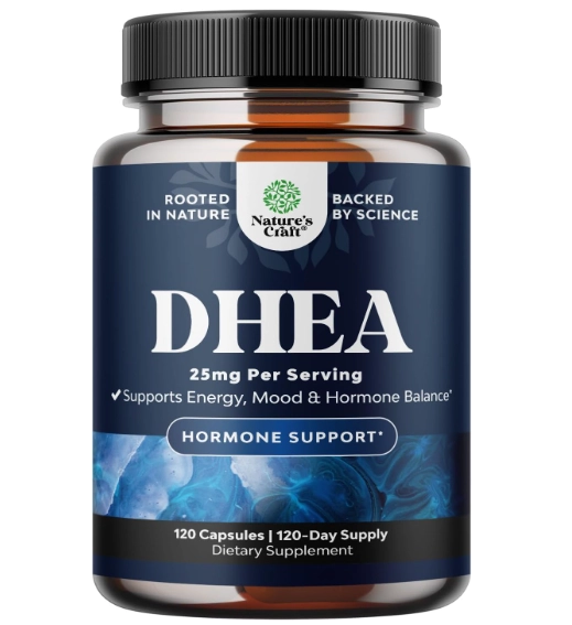 DHEA 25mg, 120 Cápsulas, Natures Craft