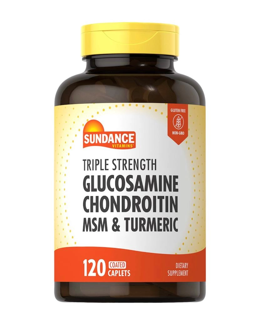 Glucosamina Condritina MSM e Cúrcuma, 120 cápsulas, sundance