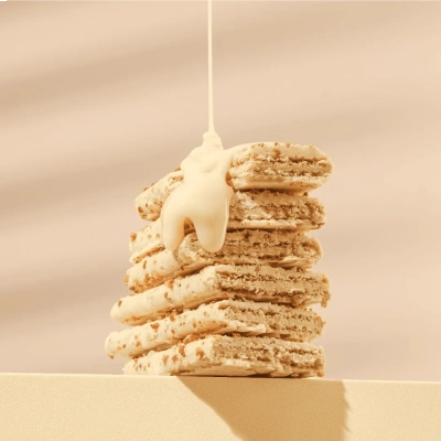 Crispy Wafer, 10g de Proteína,  Sem Açúcar, Kit com 3 Unidades, Sabores, Bendu