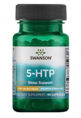 5-HTP 200mg, 60 Cápsulas, Swanson
